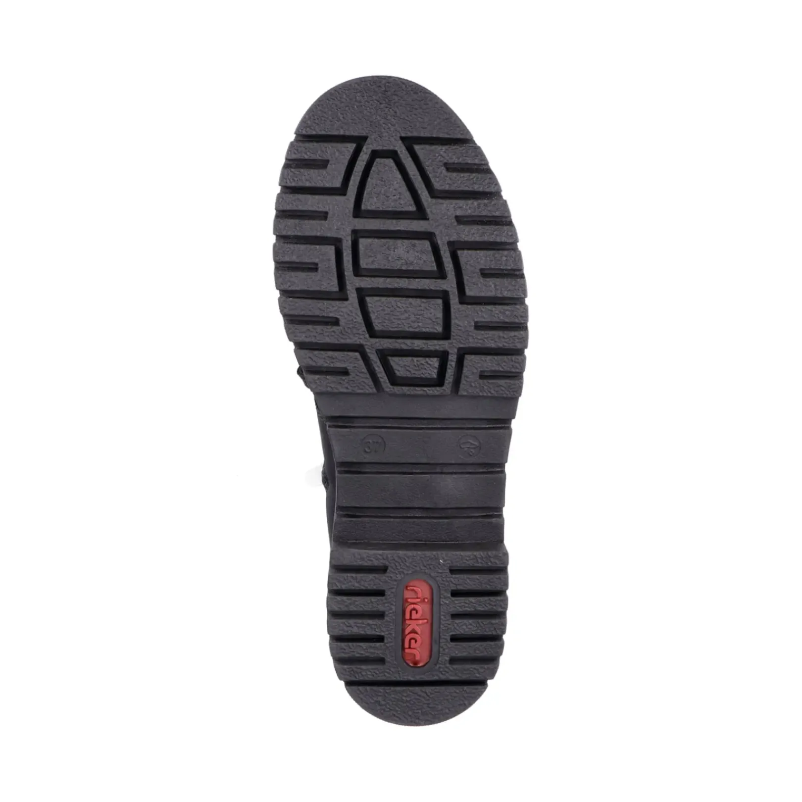 Outlet Rieker Damskie Buty Motocyklowe W Kolorze Kruczoczarnym