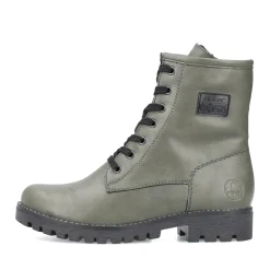 Online Rieker Damskie Buty Motocyklowe W Kolorze Szaro-Zielonym