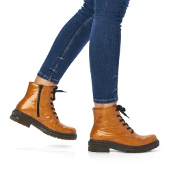 Discount Rieker Damskie Buty Motocyklowe W Kolorze Miodowozoltym