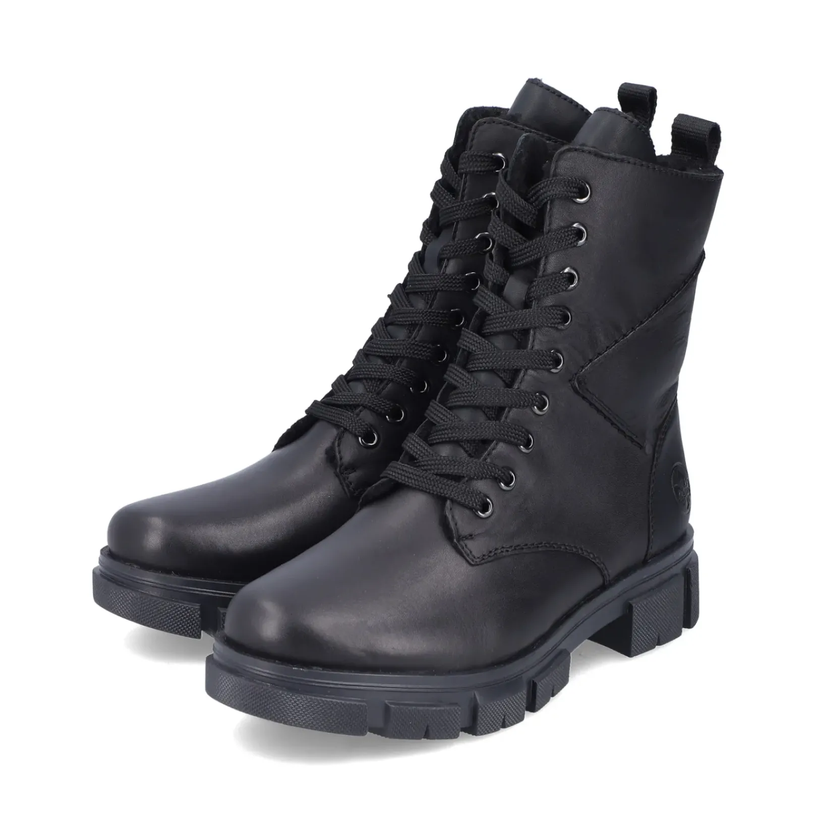 Sale Rieker Damskie Buty Motocyklowe W Kolorze Kruczoczarnym