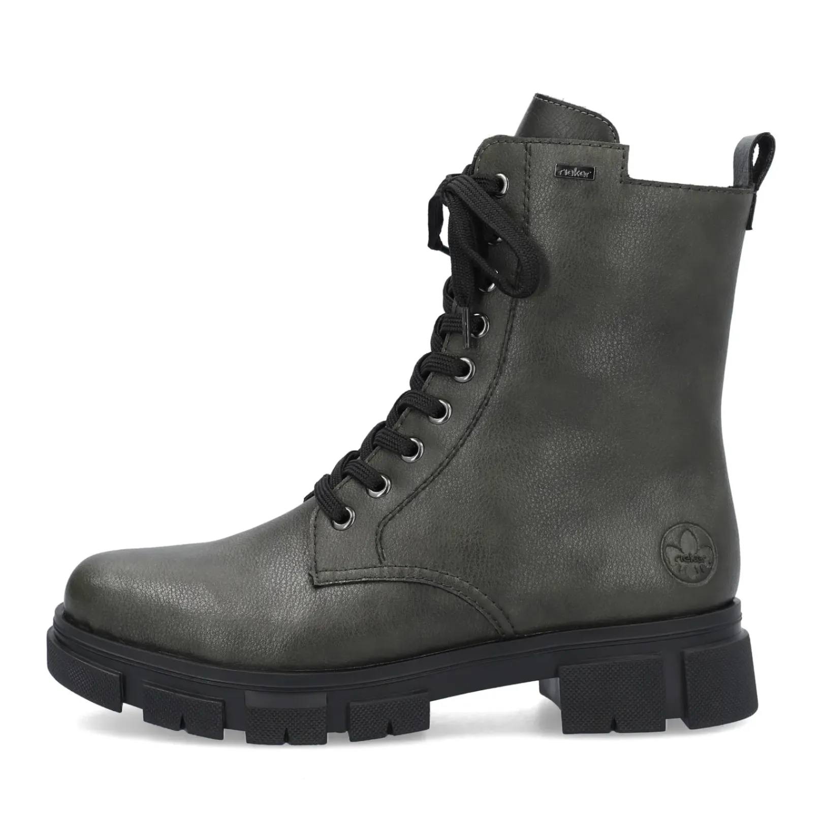 Outlet Rieker Damskie Buty Motocyklowe W Kolorze Granitowo-Szarym
