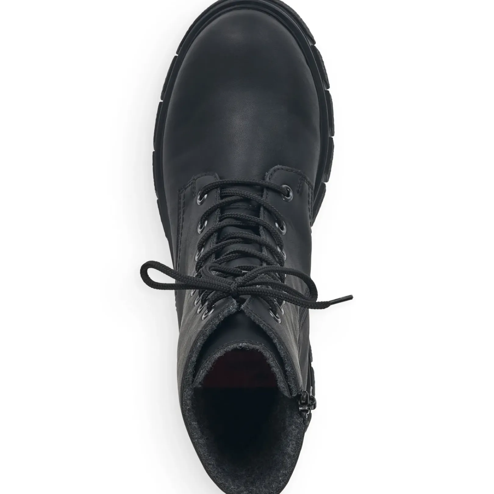 Discount Rieker Damskie Buty Motocyklowe W Kolorze Grafitowo-Czarnym
