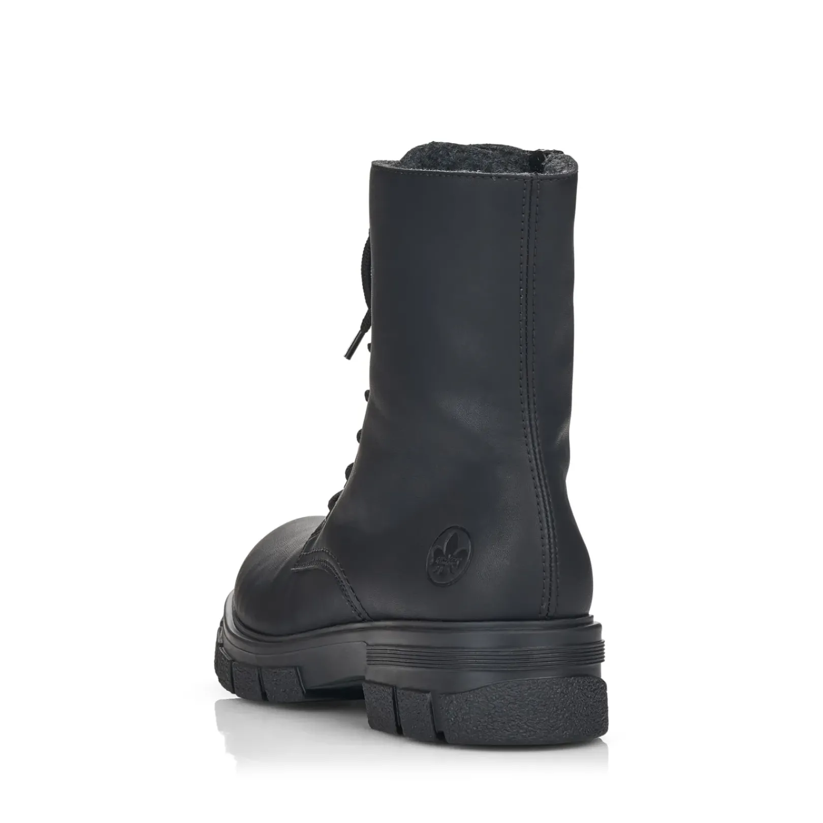 Discount Rieker Damskie Buty Motocyklowe W Kolorze Grafitowo-Czarnym