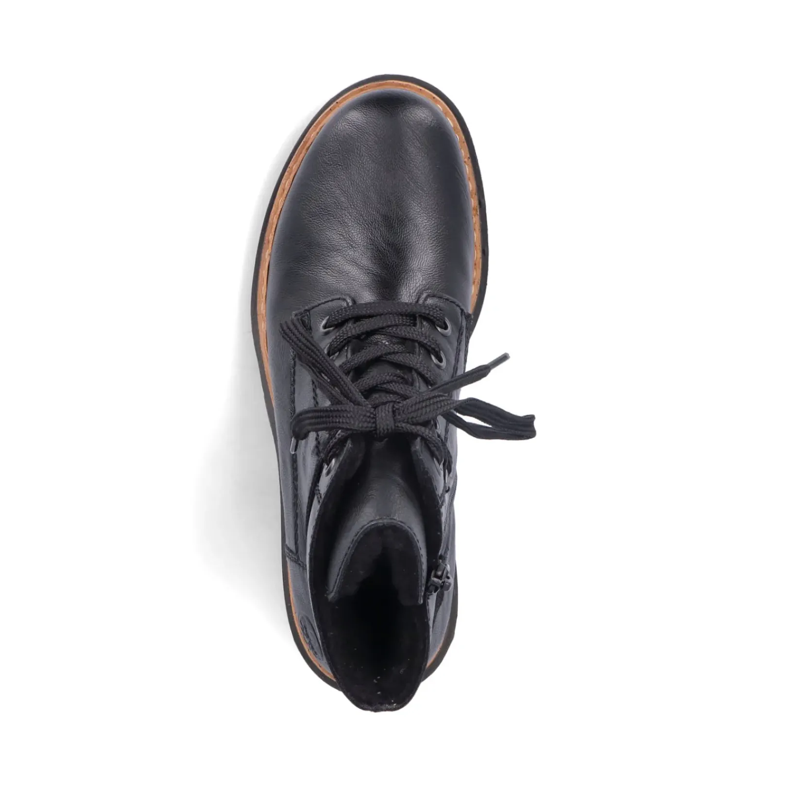 New Rieker Damskie Buty Motocyklowe W Kolorze Nocno-Czarnym