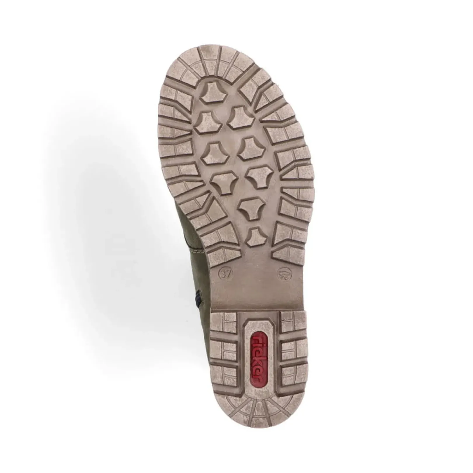 Fashion Rieker Damskie Buty Motocyklowe W Kolorze Zielonym