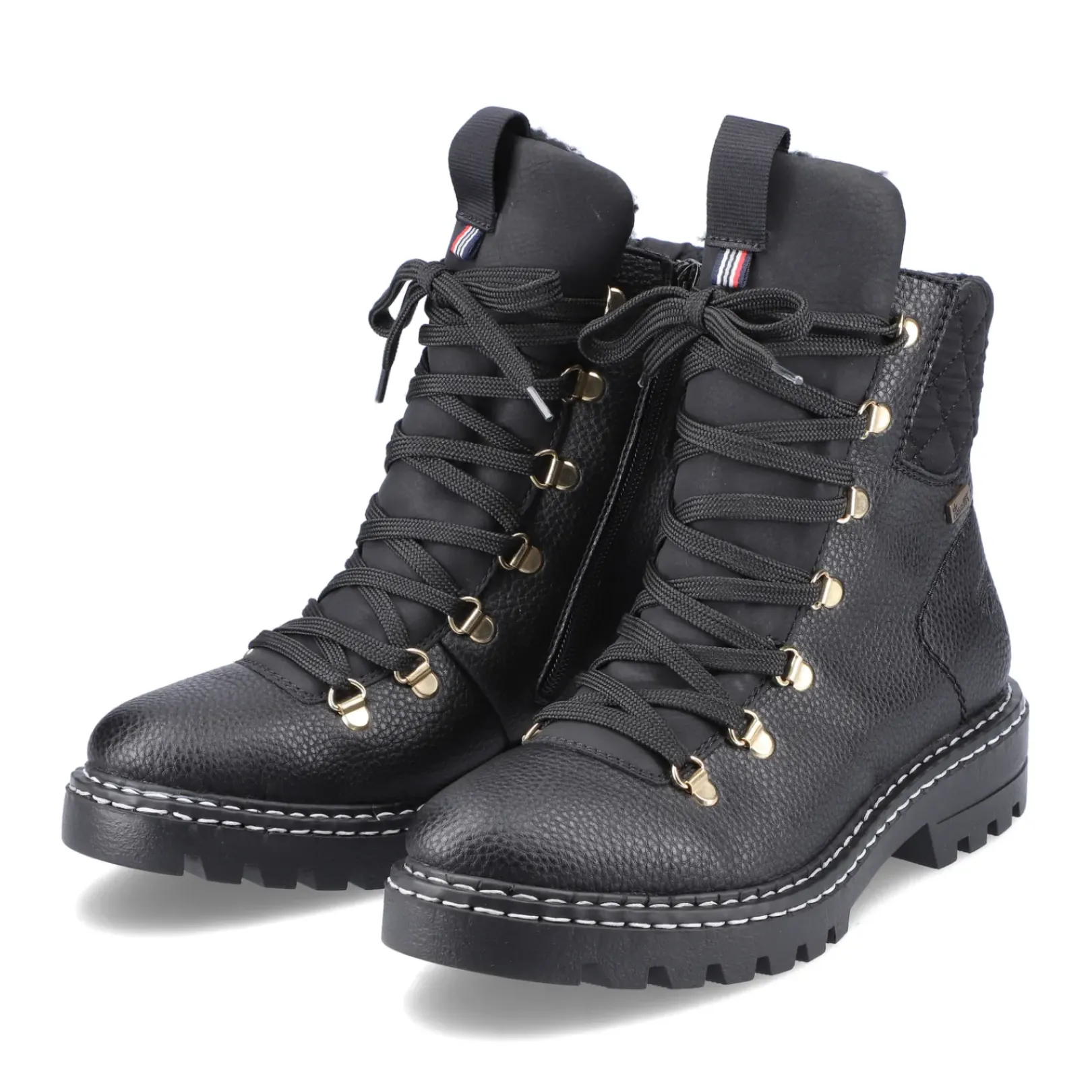 Online Rieker Damskie Buty Motocyklowe W Kolorze Nocno-Czarnym