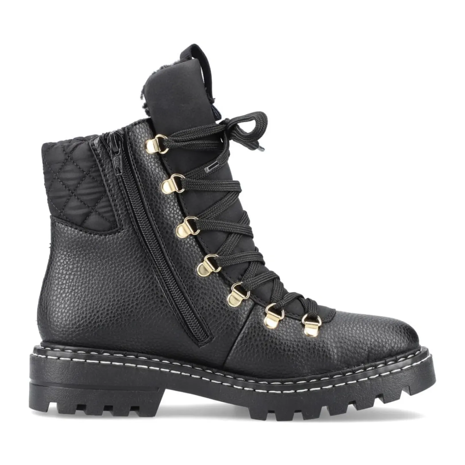 Online Rieker Damskie Buty Motocyklowe W Kolorze Nocno-Czarnym