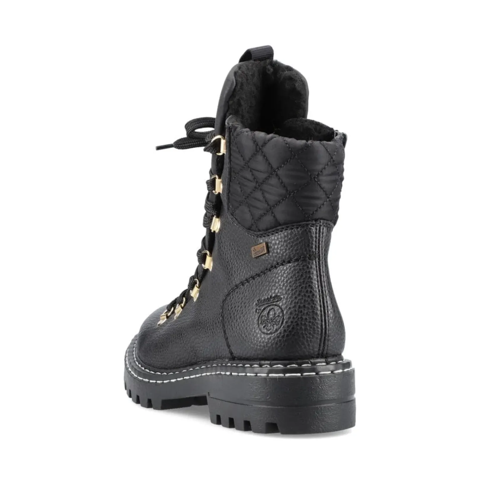 Online Rieker Damskie Buty Motocyklowe W Kolorze Nocno-Czarnym