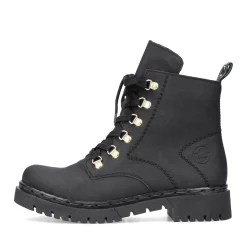 Best Rieker Damskie Buty Motocyklowe W Kolorze Kruczoczarnym