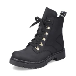 Best Rieker Damskie Buty Motocyklowe W Kolorze Kruczoczarnym