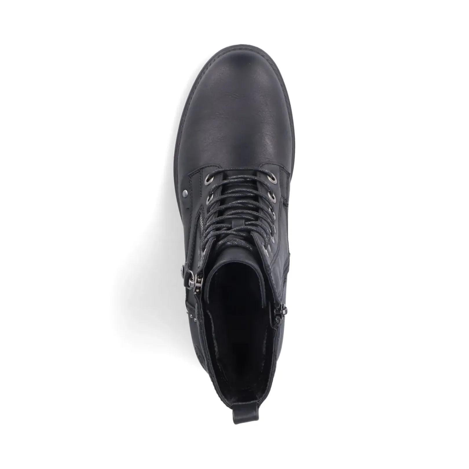 Best Rieker Damskie Buty Motocyklowe W Kolorze Nocno-Czarnym