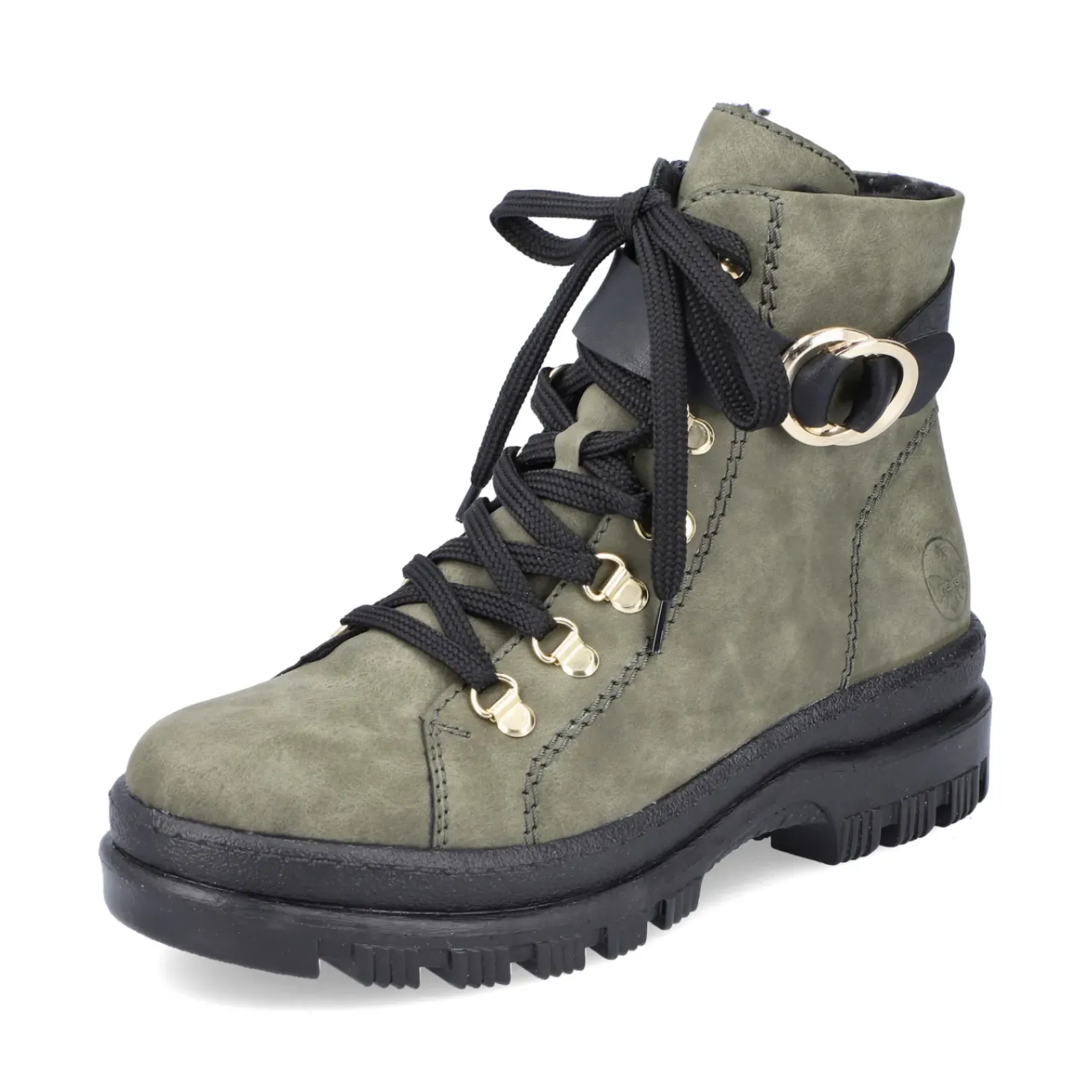Clearance Rieker Damskie Buty Motocyklowe W Kolorze Zielonym