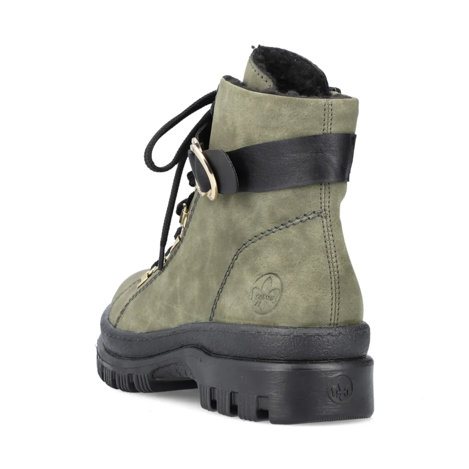 Clearance Rieker Damskie Buty Motocyklowe W Kolorze Zielonym