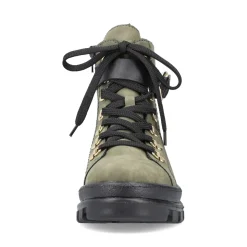 Clearance Rieker Damskie Buty Motocyklowe W Kolorze Zielonym