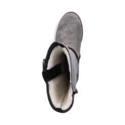 Fashion Rieker Damskie Buty Na Wysokim Obcasie W Kolorze Stalowoszarym