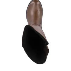 Hot Rieker Damskie Buty Na Wysokim Slupku W Kolorze Kawowego Brazu