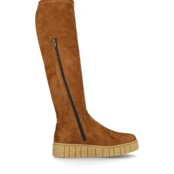 Sale Rieker Damskie Buty Z Wysoka Cholewka Caramel Brown