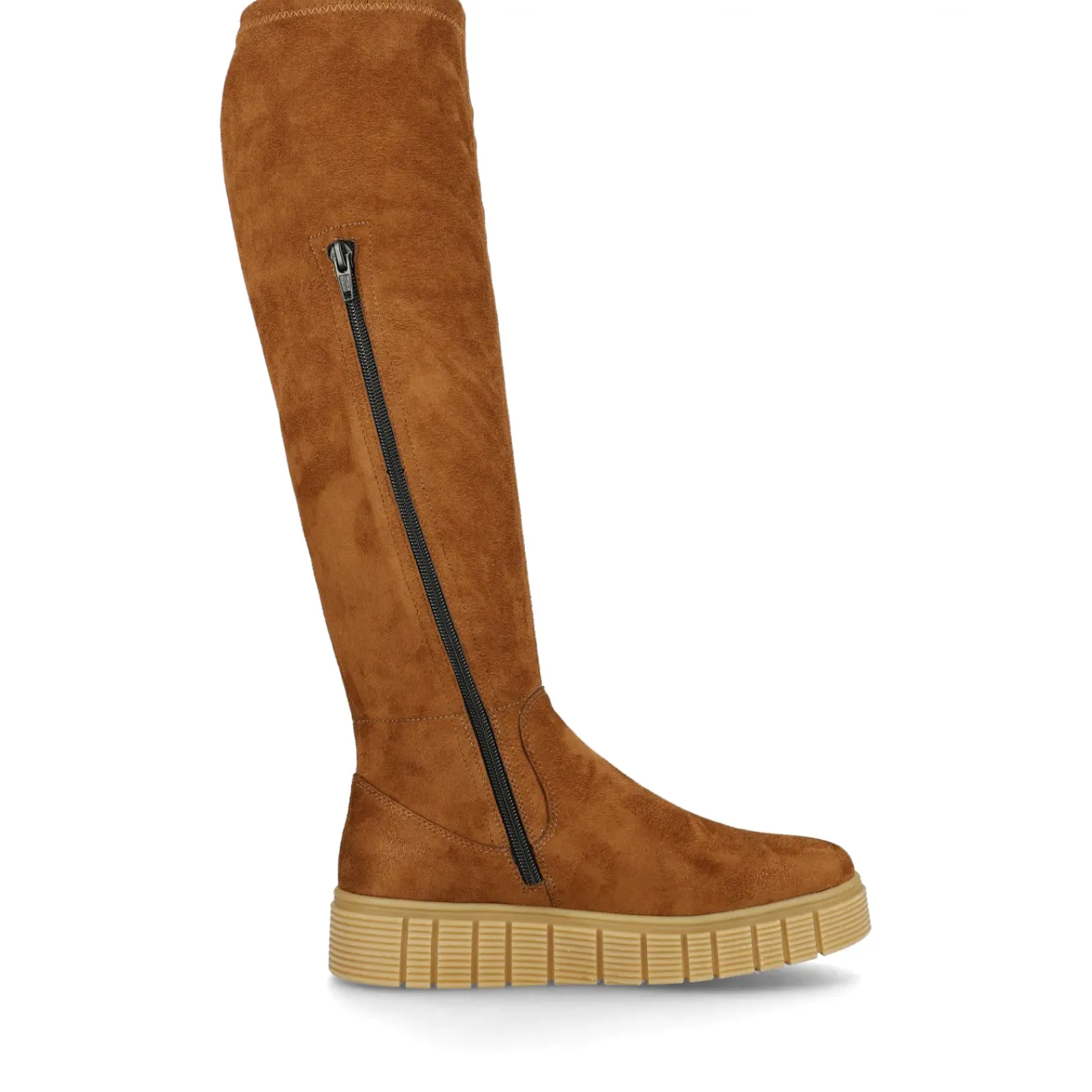 Sale Rieker Damskie Buty Z Wysoka Cholewka Caramel Brown