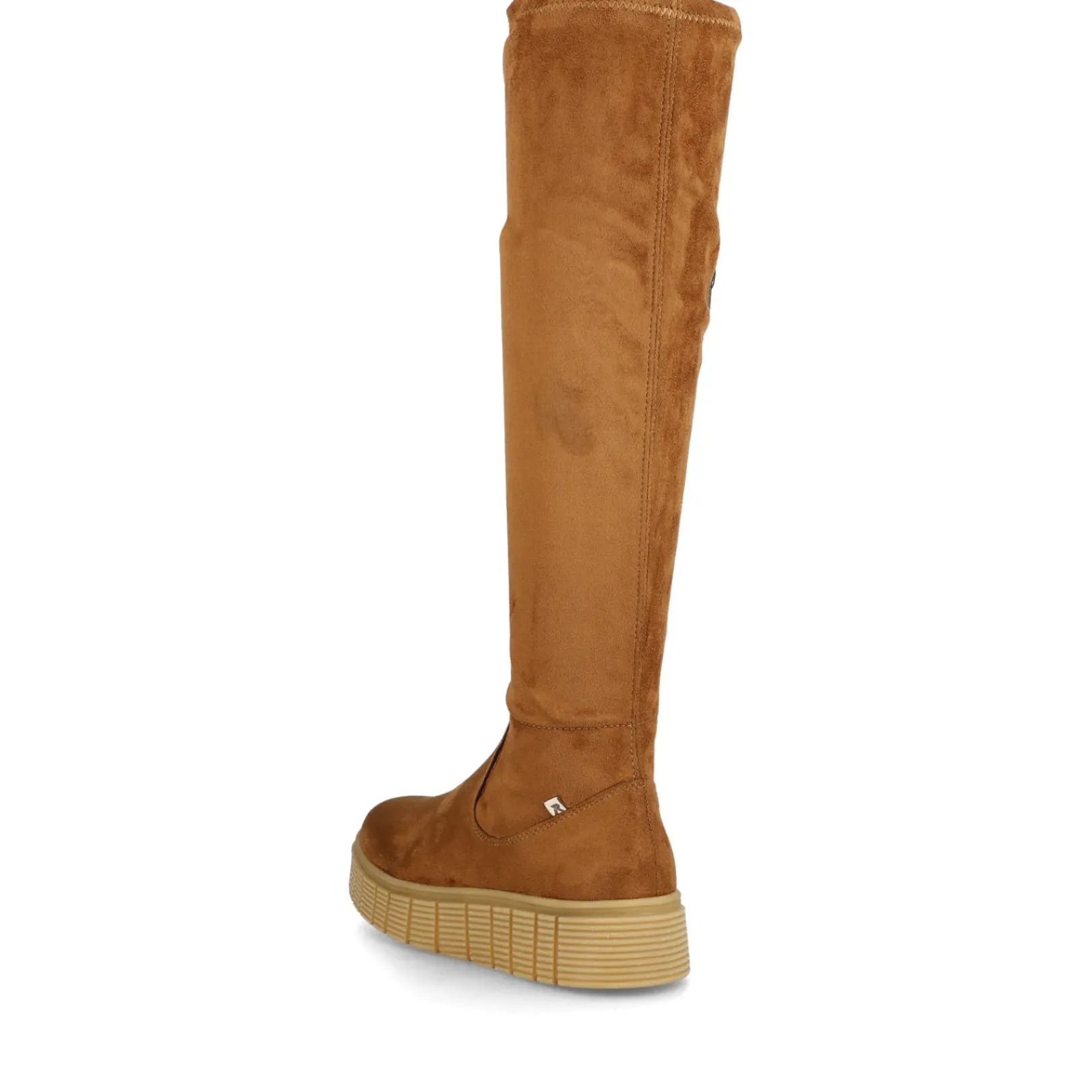Sale Rieker Damskie Buty Z Wysoka Cholewka Caramel Brown