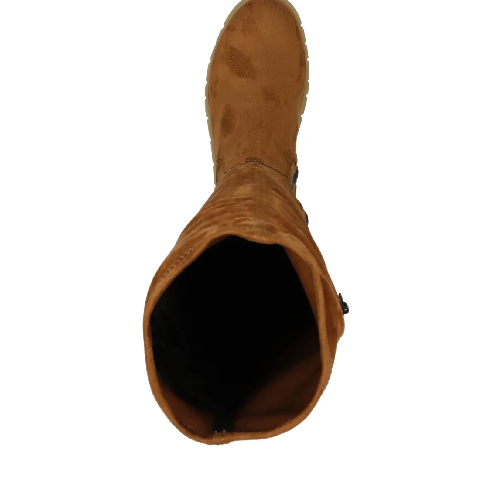 Sale Rieker Damskie Buty Z Wysoka Cholewka Caramel Brown