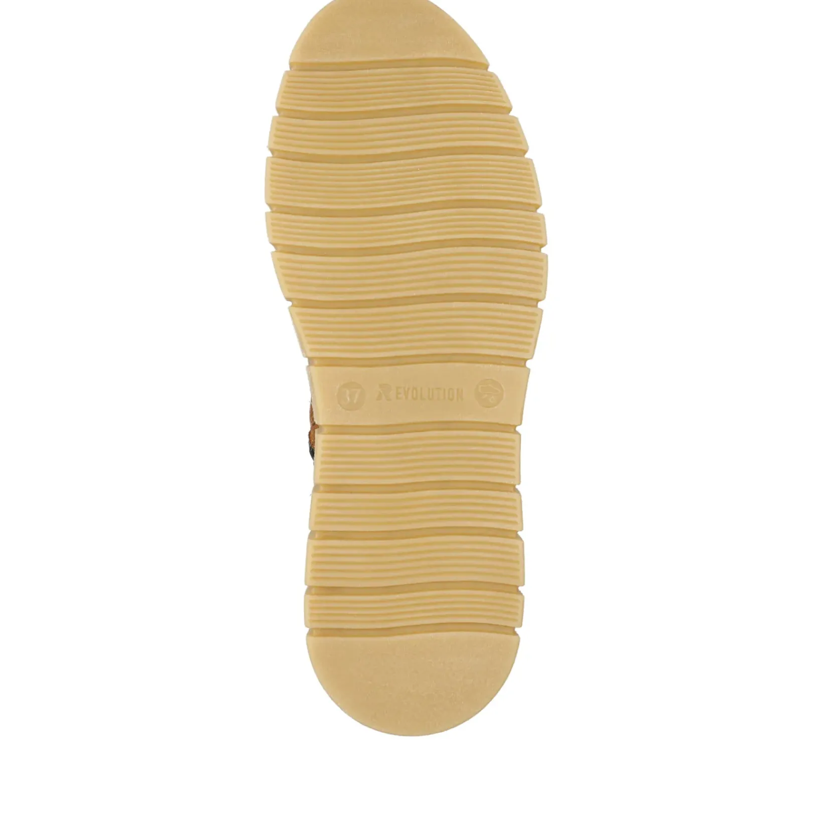 Sale Rieker Damskie Buty Z Wysoka Cholewka Caramel Brown