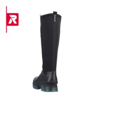 Clearance Rieker Damskie Buty Z Wysoka Cholewka Evolution Midnight Black