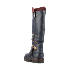 Outlet Rieker Damskie Buty Z Wysoka Cholewka W Kolorze Oceanicznego Blekitu