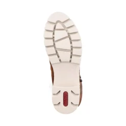 New Rieker Damskie Buty Z Wysoka Cholewka W Kolorze Kasztanowo-Brazowym