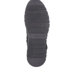 Outlet Rieker Damskie Buty Z Wysoka Cholewka W Kolorze Glebokiej Czerni