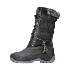 Clearance Rieker Damskie Buty Z Wysoka Cholewka W Kolorze Glebokiej Czerni