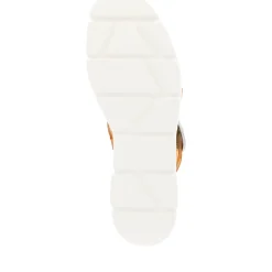 Clearance Rieker Damskie Sandaly Na Koturnie Saffron