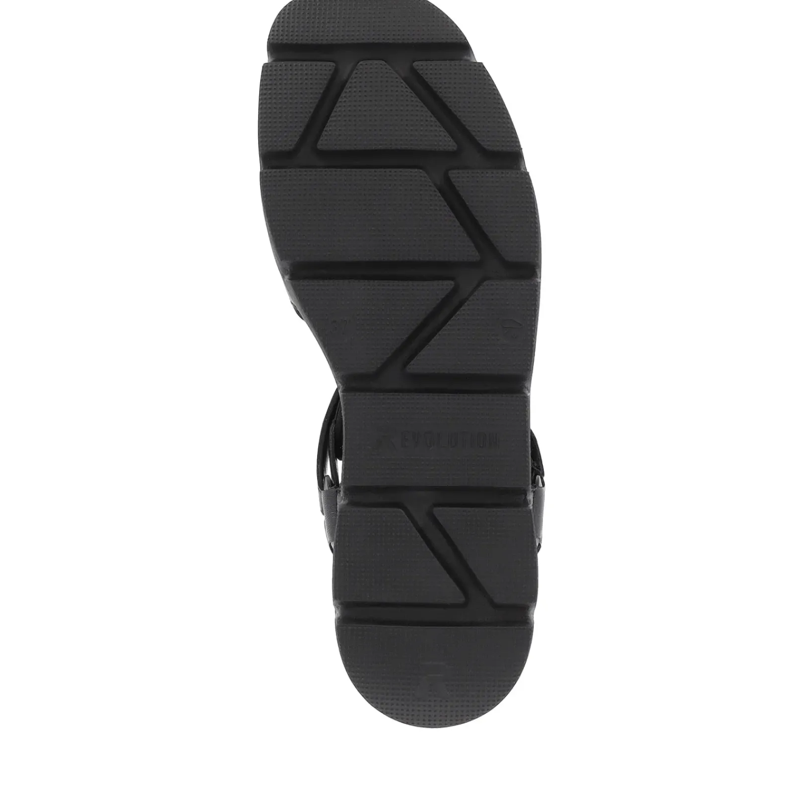 Hot Rieker Damskie Sandaly Na Koturnie Night Black