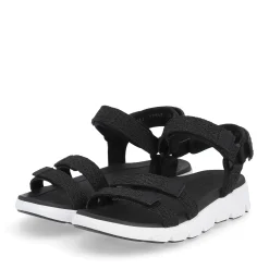 Fashion Rieker Damskie Sandaly Trekkingowe Deep Black