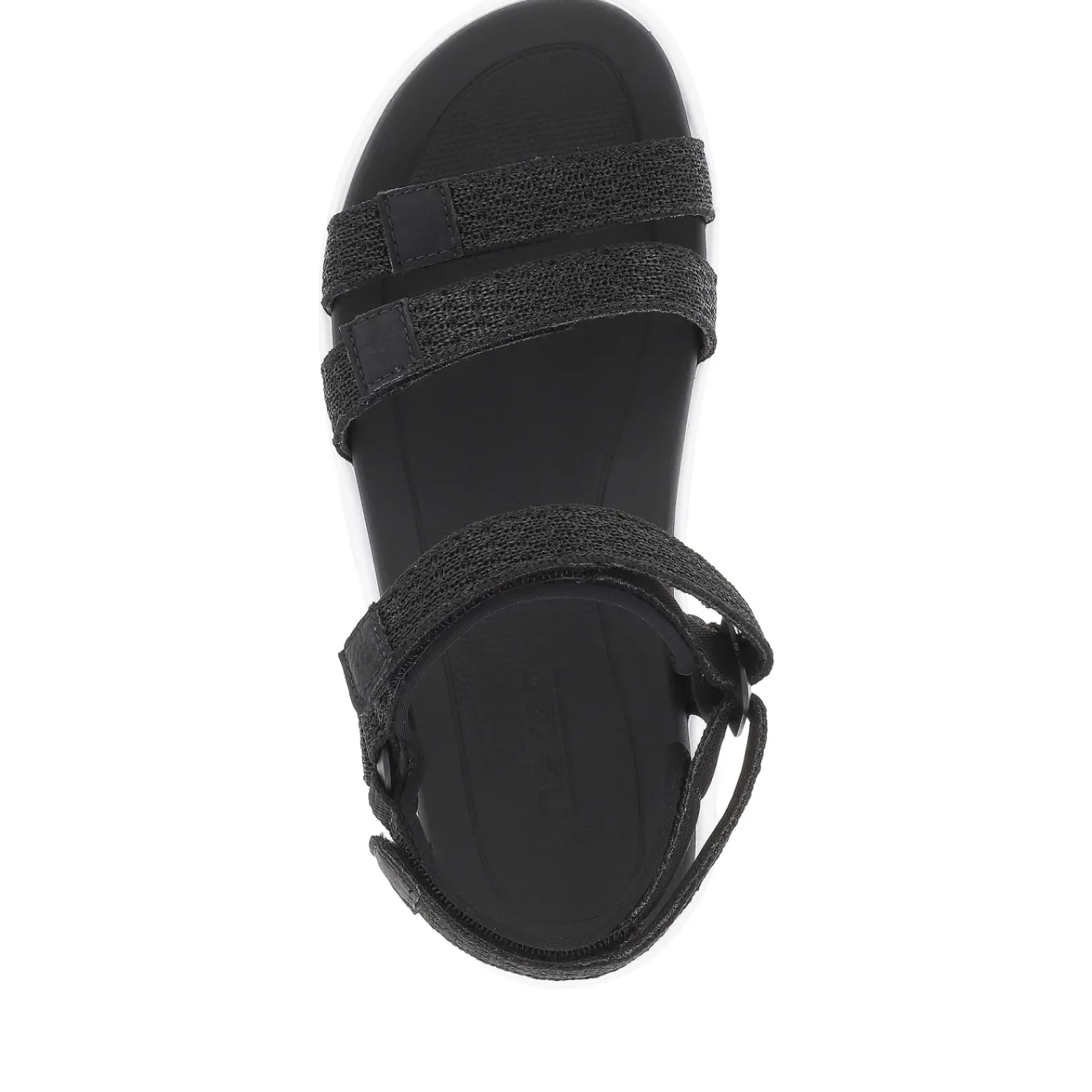 Fashion Rieker Damskie Sandaly Trekkingowe Deep Black