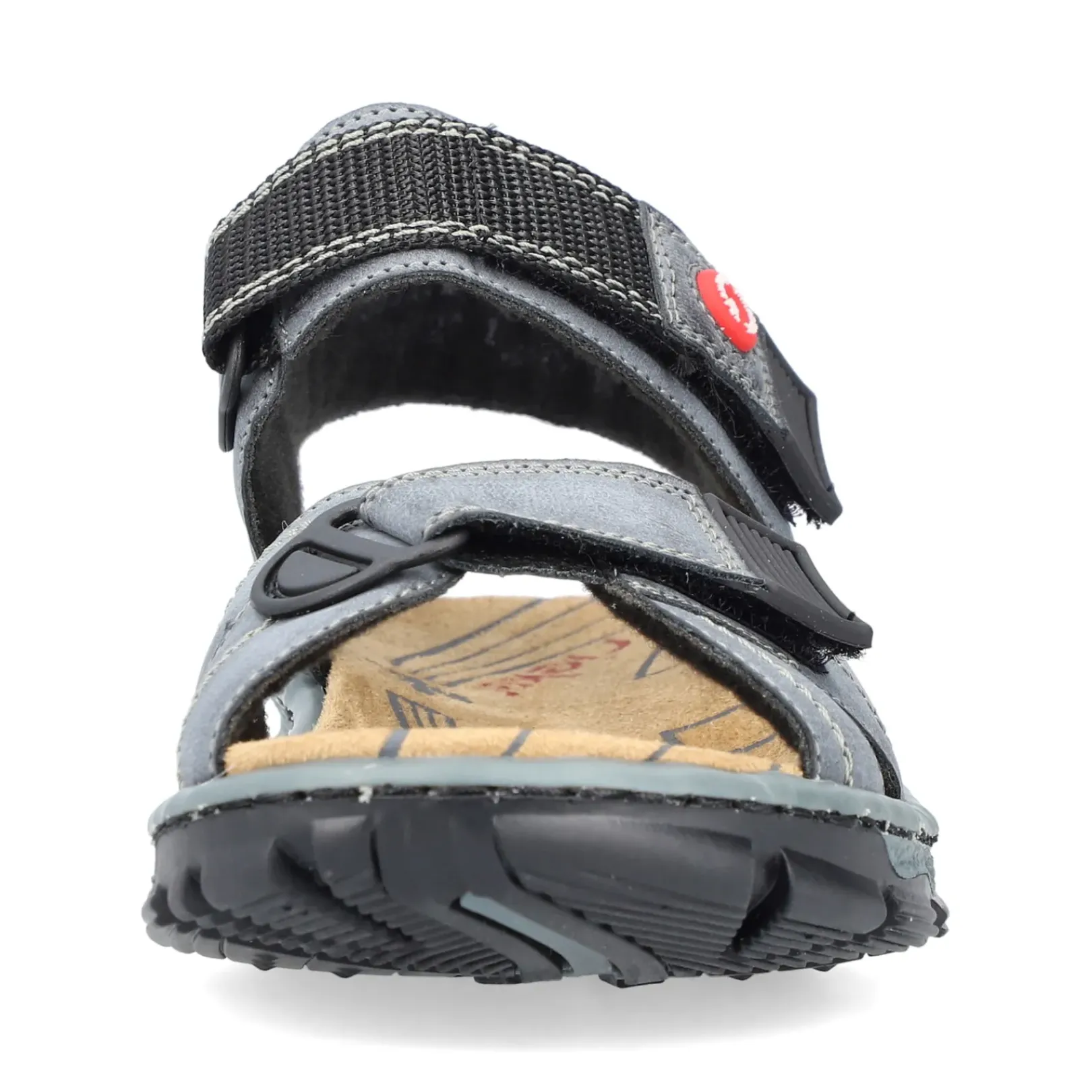 Clearance Rieker Damskie Sandaly Trekkingowe W Kolorze Niebiesko-Szarym