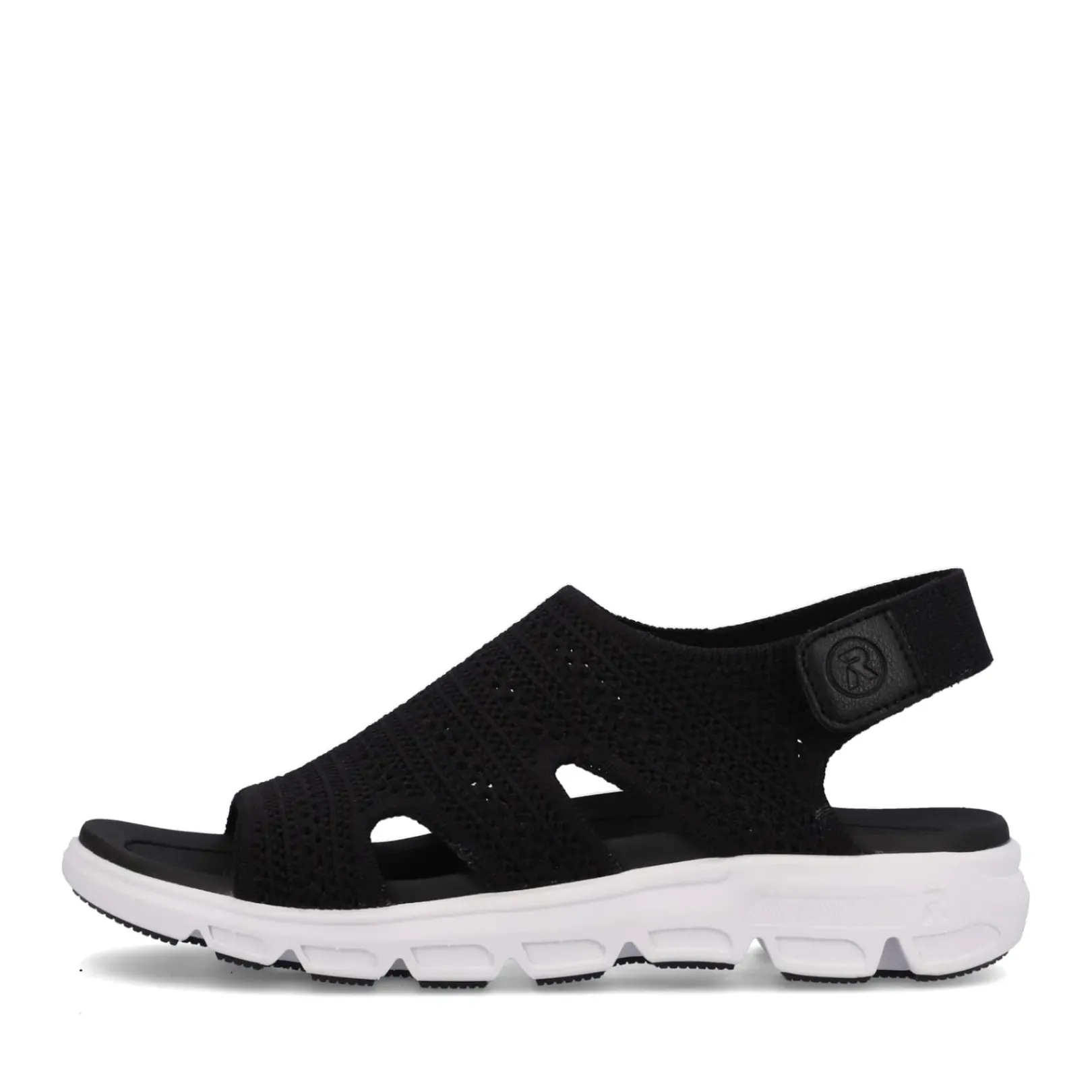 Online Rieker Damskie Sandaly Trekkingowe Deep Black