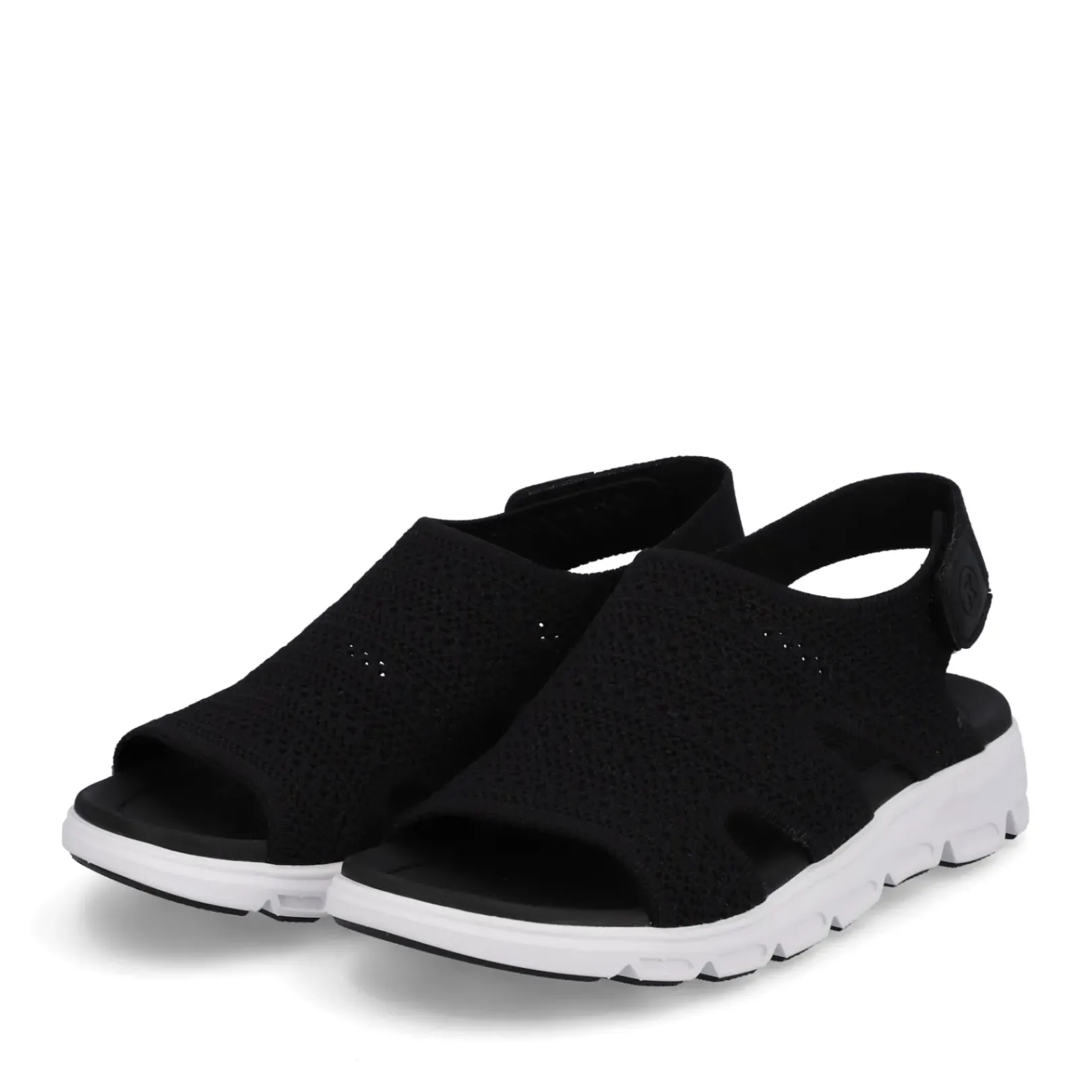 Online Rieker Damskie Sandaly Trekkingowe Deep Black
