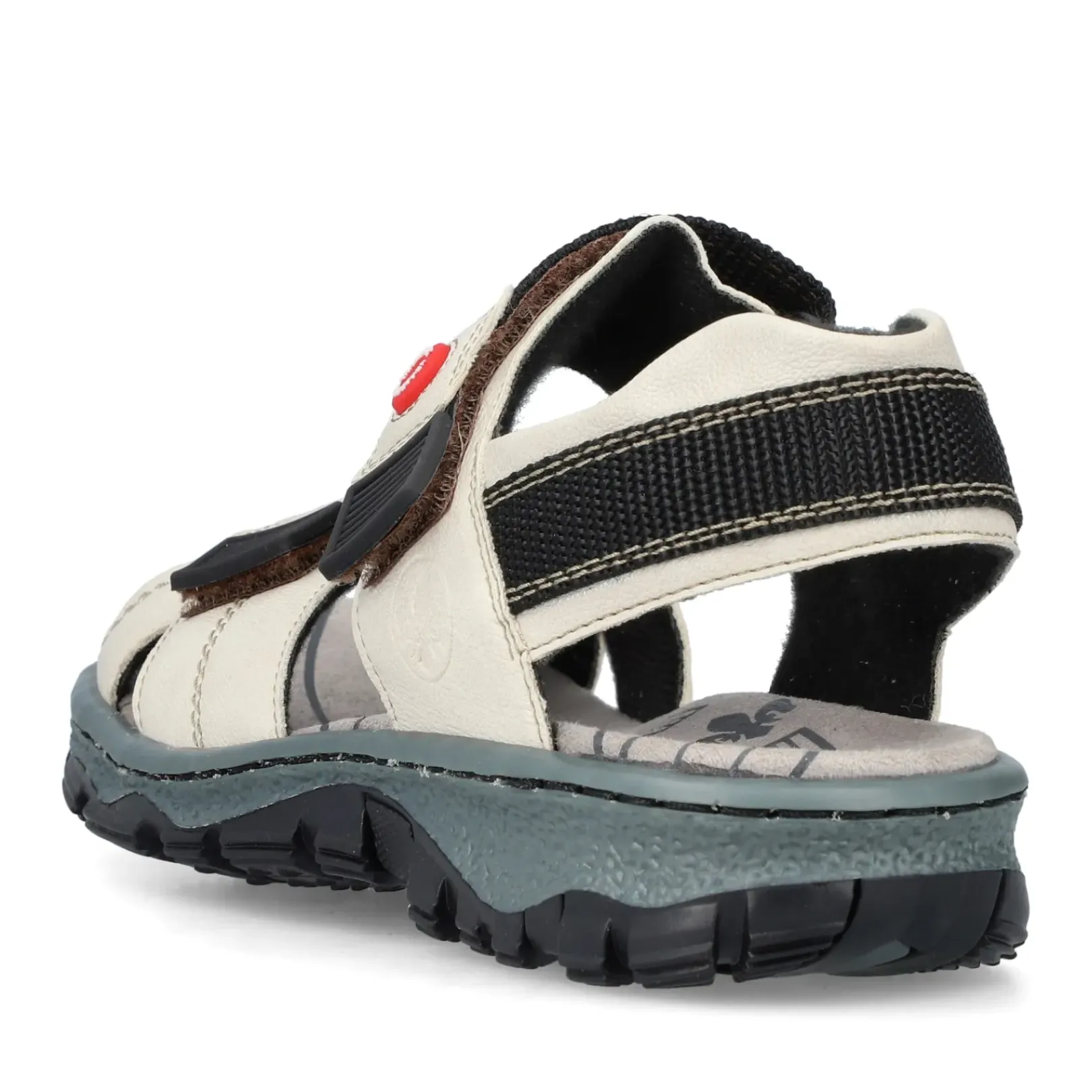 Hot Rieker Damskie Sandaly Trekkingowe W Kolorze Perlowo-Bialym
