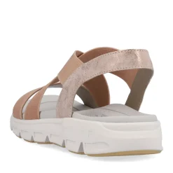Clearance Rieker Damskie Sandaly Trekkingowe Brzoskwiniowe