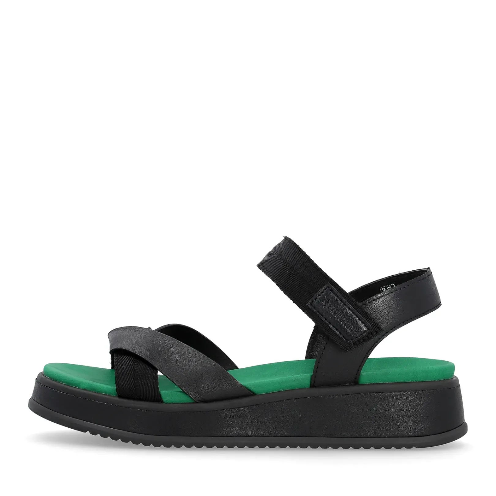 Sale Rieker Damskie Sandaly Z Paskami Night Black