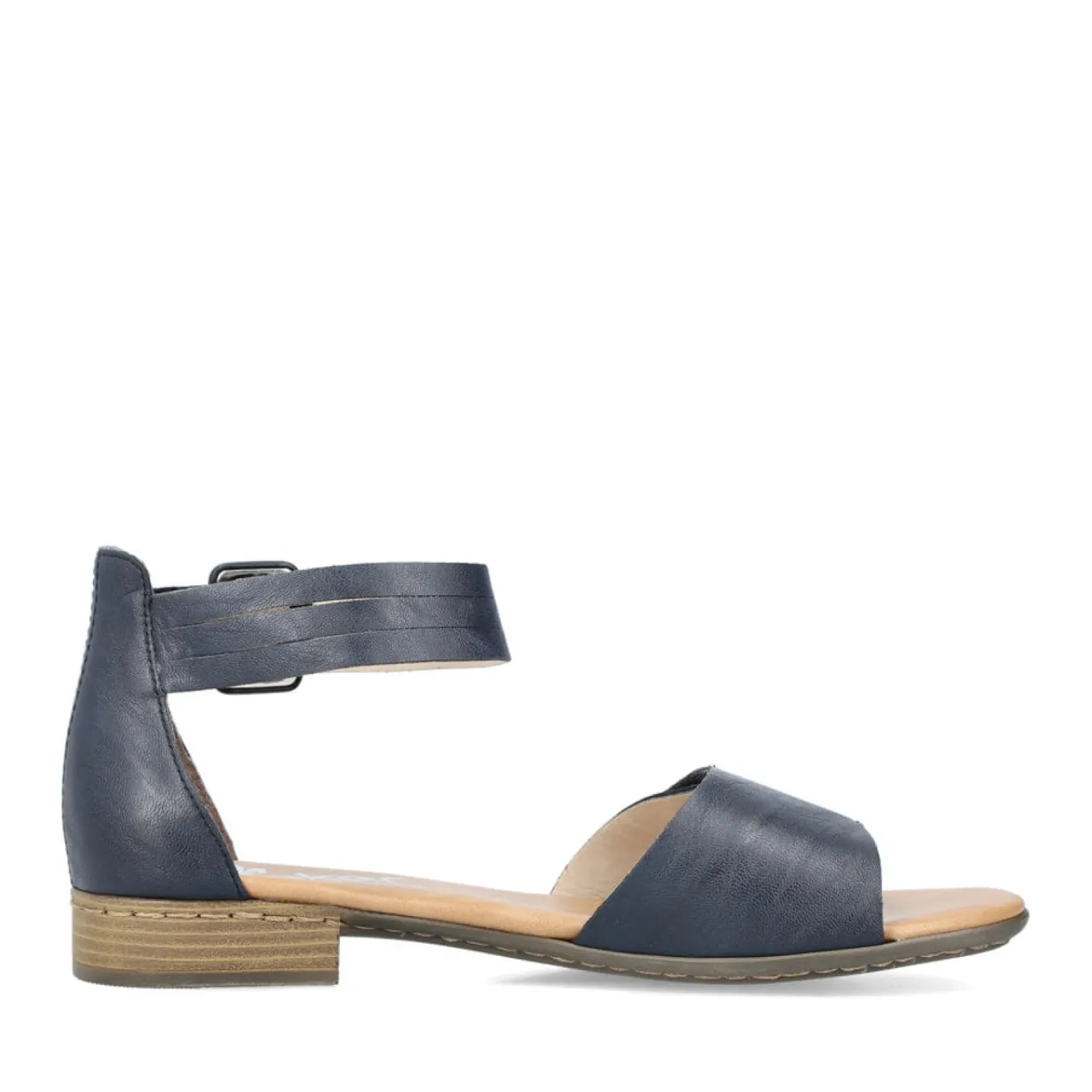 Discount Rieker Damskie Sandaly Z Paskami W Kolorze Lazurowym