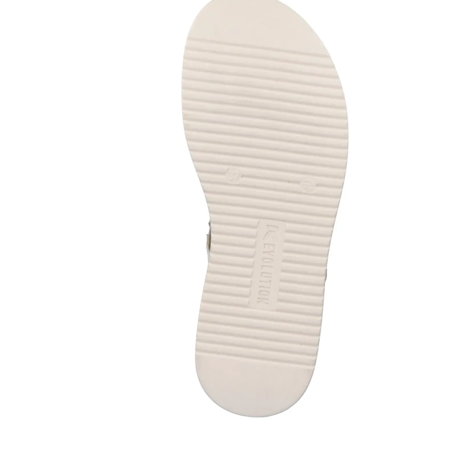 Online Rieker Damskie Sandaly Z Paskami W Kolorze Brilliant White