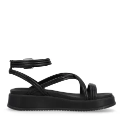 Hot Rieker Damskie Sandaly Z Paskami Noir