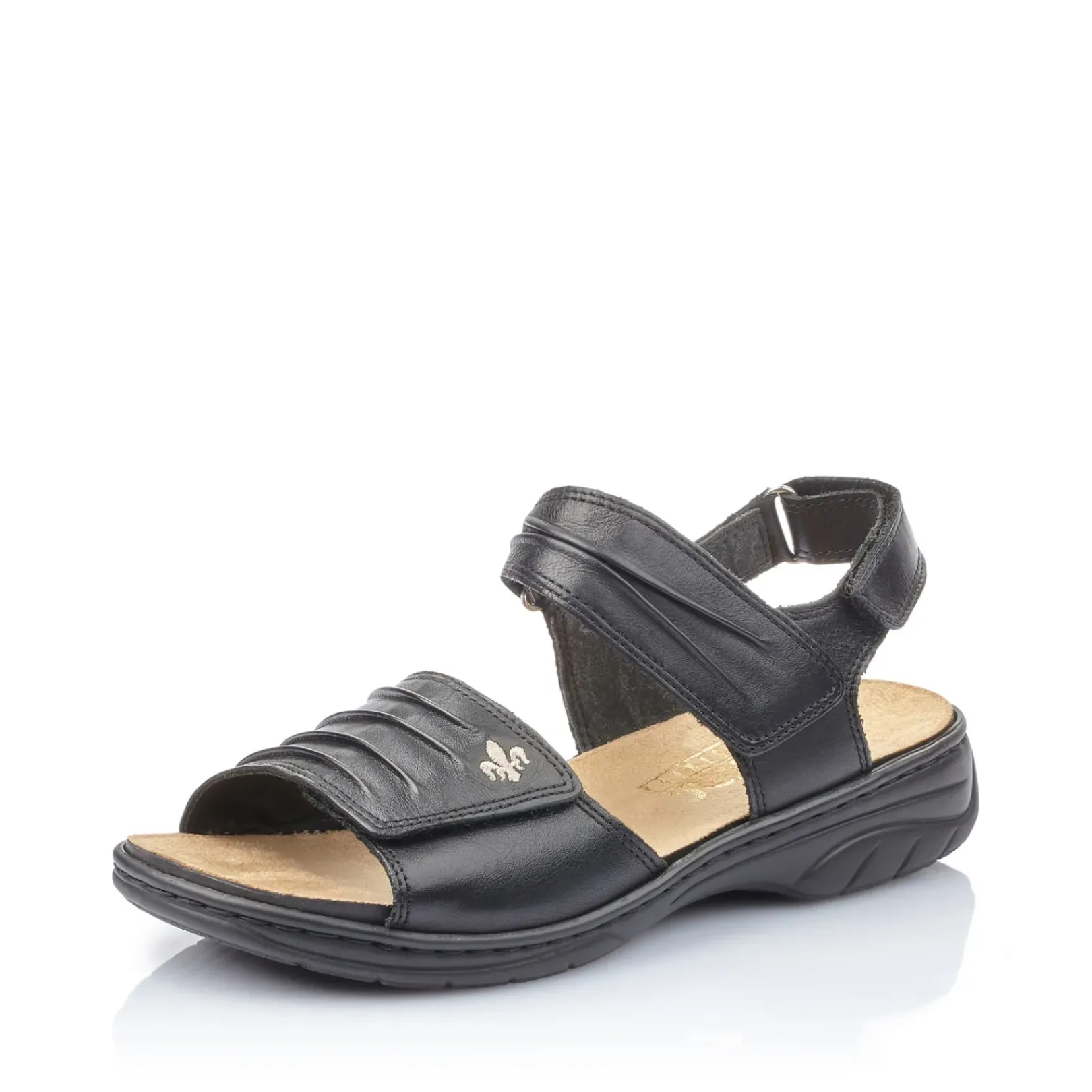Discount Rieker Damskie Sandaly Z Paskami , W Kolorze Nocnej Czerni