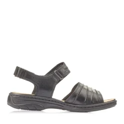 Discount Rieker Damskie Sandaly Z Paskami , W Kolorze Nocnej Czerni