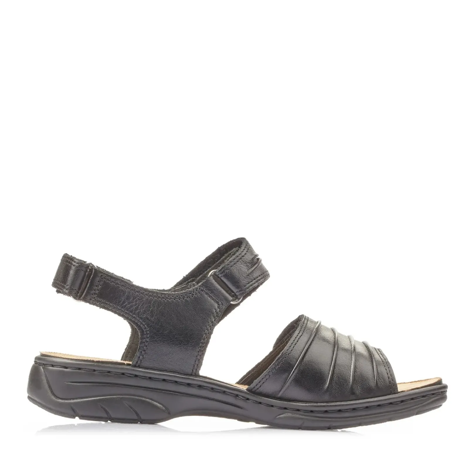 Discount Rieker Damskie Sandaly Z Paskami , W Kolorze Nocnej Czerni