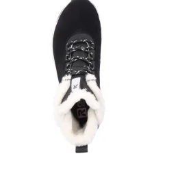 Fashion Rieker Damskie Sznurowane Botki Deep Black Pearl