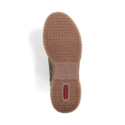 Clearance Rieker Damskie Sznurowane Botki W Kolorze Lisciastym
