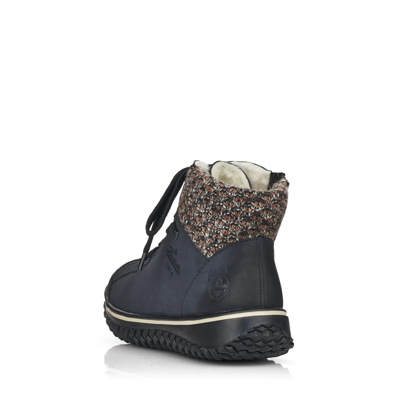Sale Rieker Damskie Sznurowane Buty W Kolorze Oceanicznego Blekitu