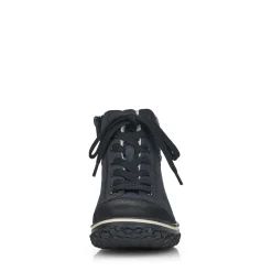 Sale Rieker Damskie Sznurowane Buty W Kolorze Oceanicznego Blekitu